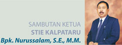 sambutan ketua stie kalpataru